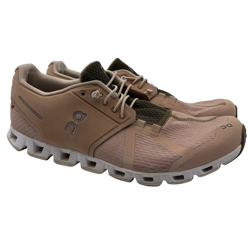 On Running Cloud 1.0 Women 11 Rose Brown Olive Green Sneakers CloudTec 19.99901